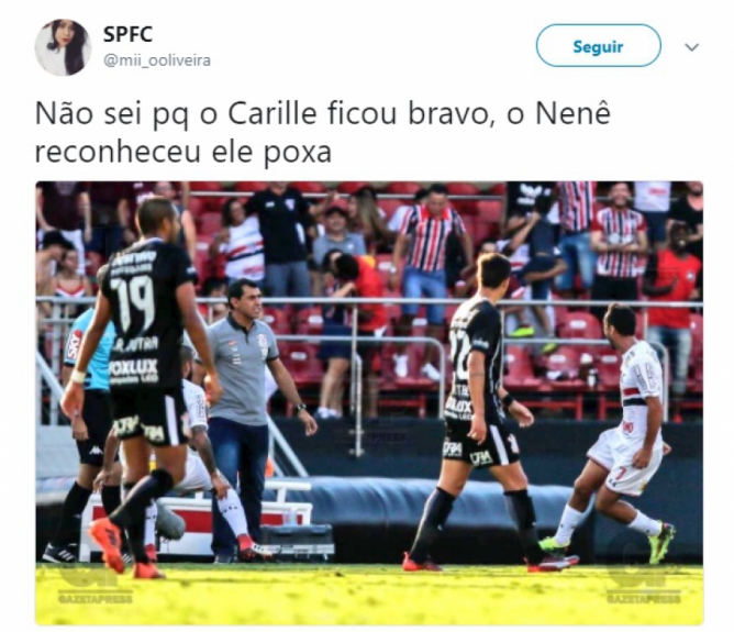 A web não perdoou o Carille após polêmica com Diego Aguirre
