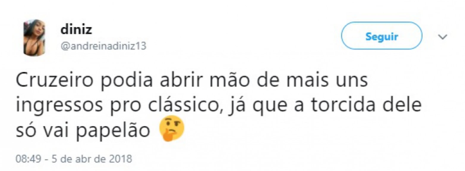 Cruzeiro é zoado por escudos de papelão no lugar de torcedores