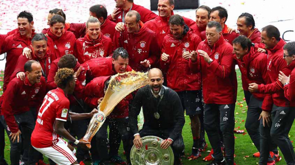 Guardiola - Campeonato Alemão de 2015–16