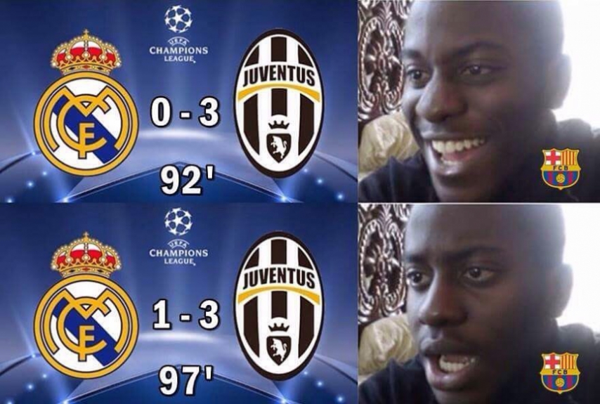 Champions League: os melhores memes de Real Madrid 1 x 3 Juventus