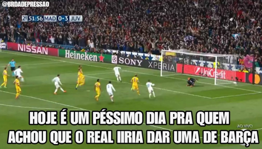 Champions League: os melhores memes de Real Madrid 1 x 3 Juventus