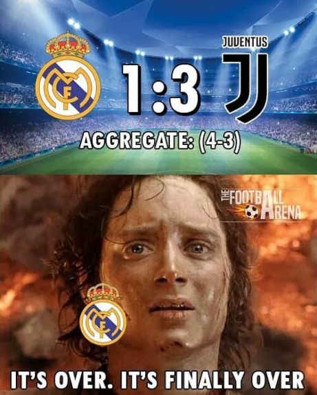 Champions League: os melhores memes de Real Madrid 1 x 3 Juventus