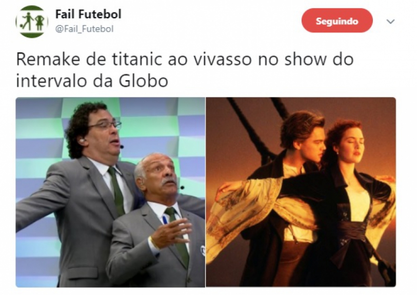 Internautas não perdoam e fazem piadas com comentaristas da Globo