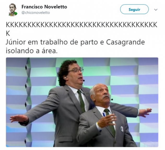 Internautas não perdoam e fazem piadas com comentaristas da Globo