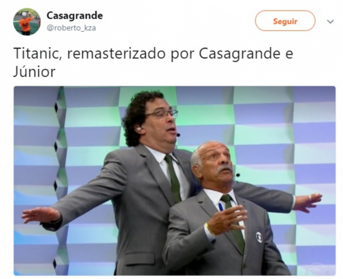 Internautas não perdoam e fazem piadas com comentaristas da Globo