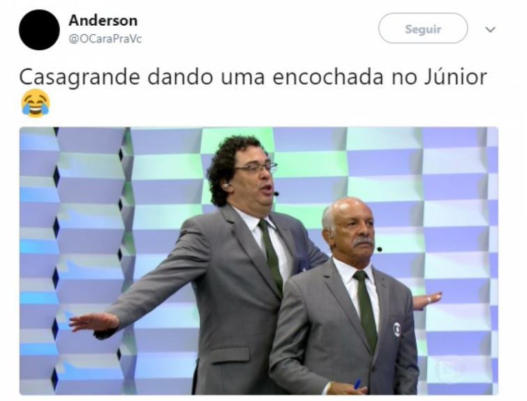 Internautas não perdoam e fazem piadas com comentaristas da Globo