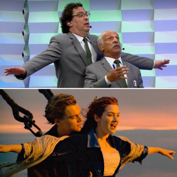 Internautas não perdoam e fazem piadas com comentaristas da Globo