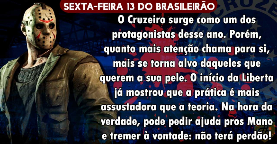 Terror no Brasileirão: o que assusta o Cruzeiro em 2018?