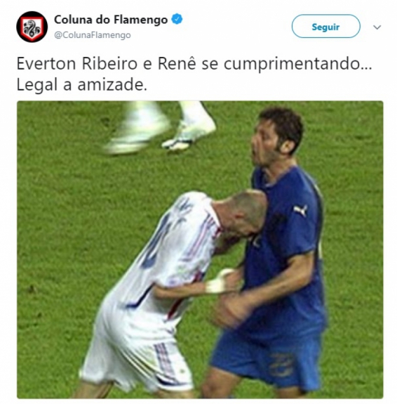 Internautas ironizam pênalti contra o Flamengo em partida contra o Vitória