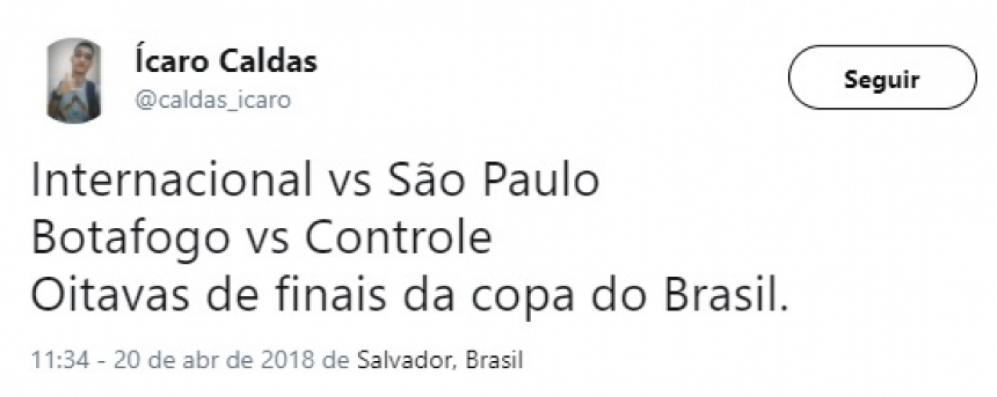 Eliminados da Copa do Brasil sofreram com piadas