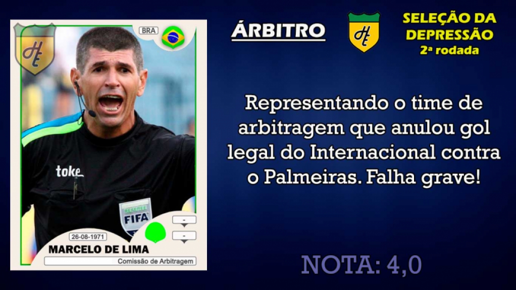 Piores da 2ª rodada: árbitro