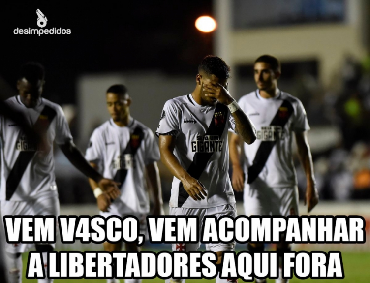 Vasco é zoado após ser goleado pelo Cruzeiro e eliminado na Libertadores