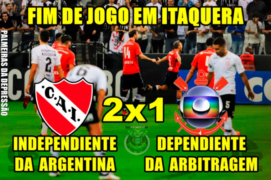 Os memes da derrota do Corinthians para o Independiente