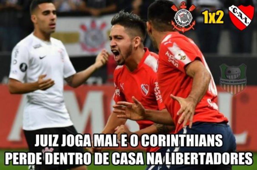 Os memes da derrota do Corinthians para o Independiente