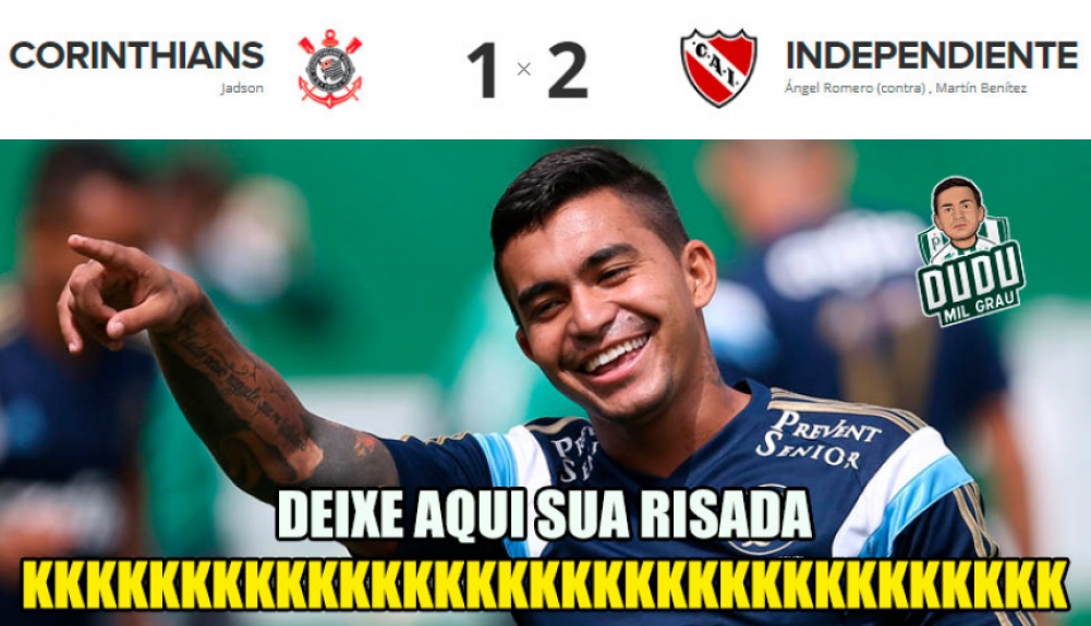 Os memes da derrota do Corinthians para o Independiente