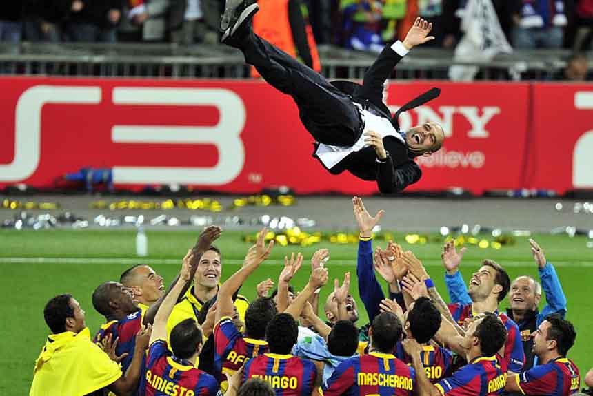 Em 2011 o Barcelona superou o Manchester United na final por 3 a 1. Messi foi o melhor em campo e fez um gol