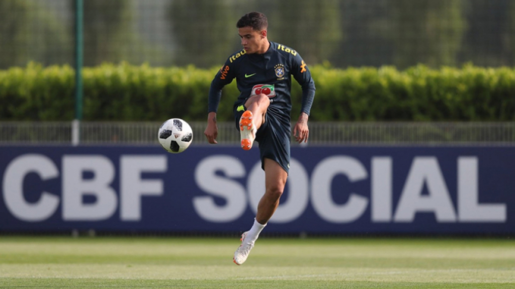 Treino Seleção Brasileira Philipe Coutinho