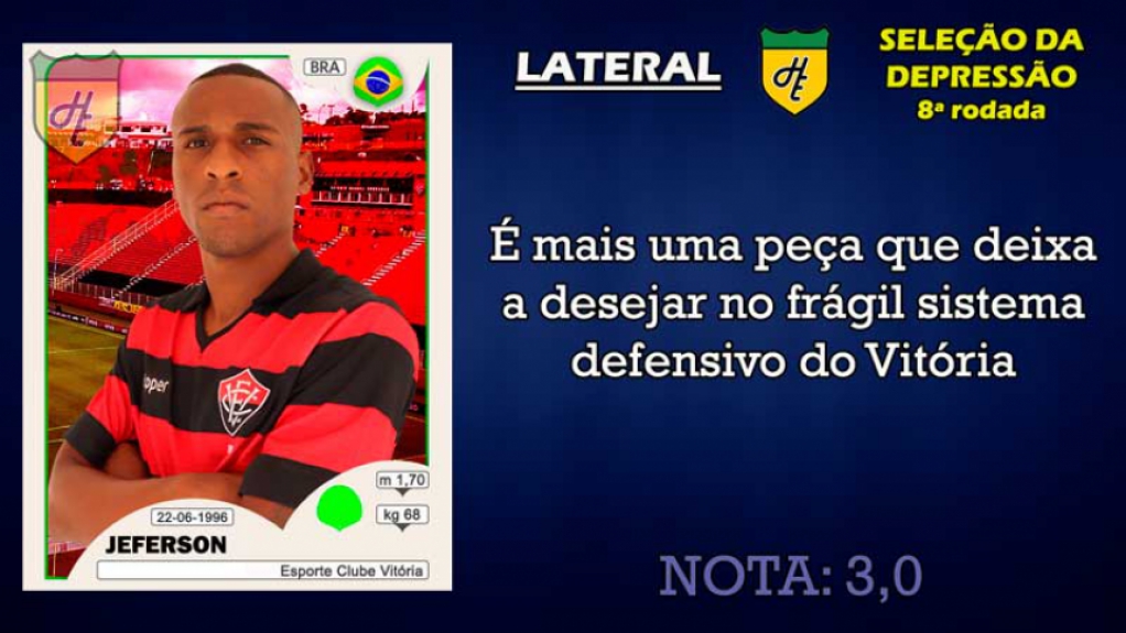 Piores da 8ª rodada: lateral