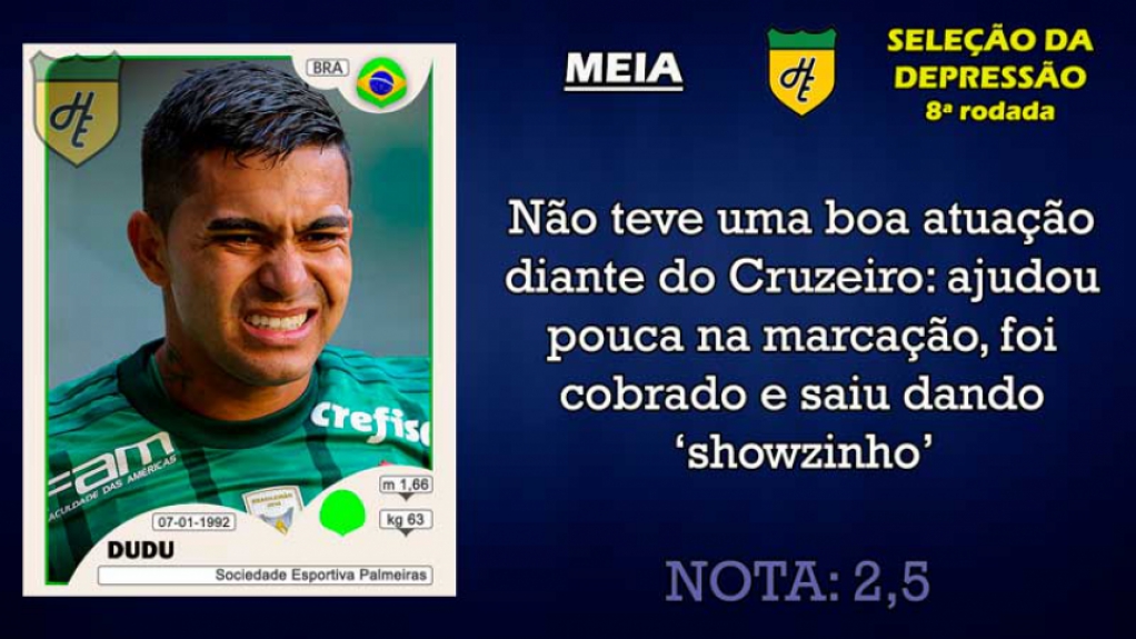 Piores da 8ª rodada: meias