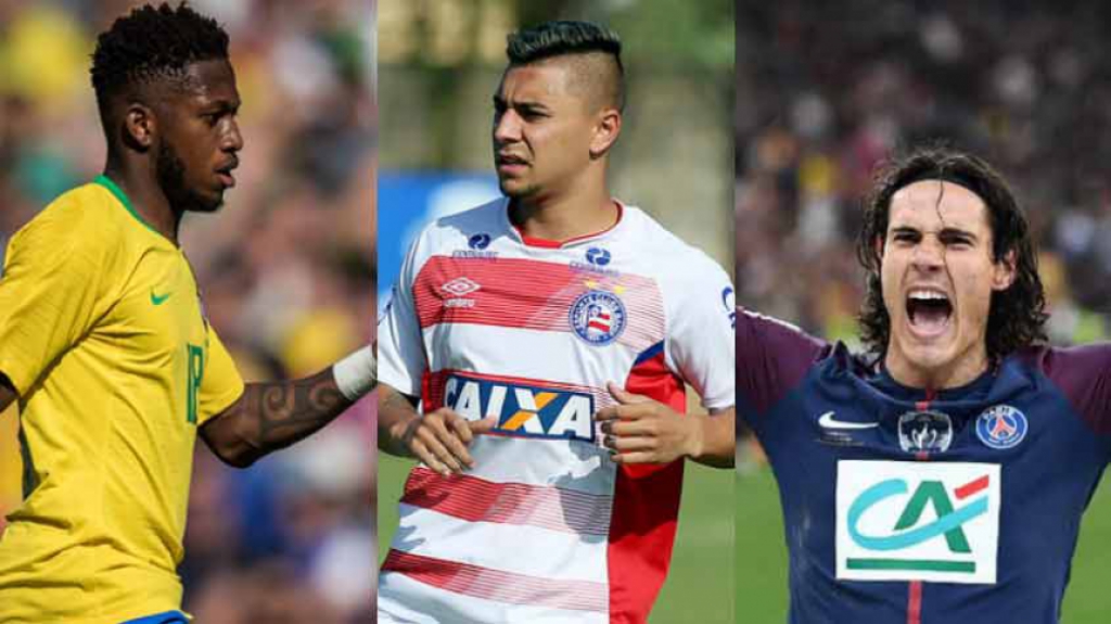 Fred x João Pedro x Cavani
