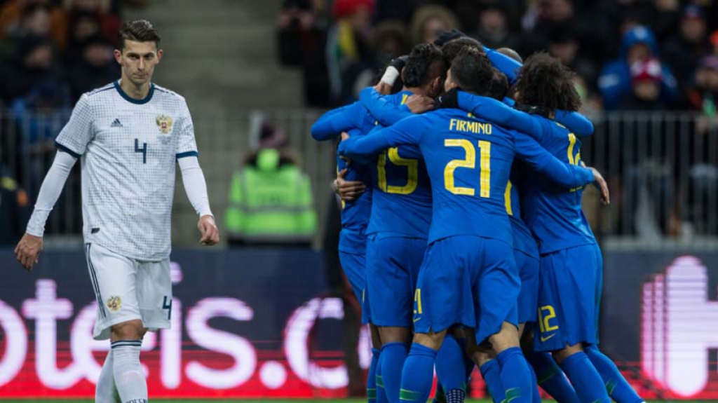 Brasil 3 x 0 Rússia - 23/3/2018