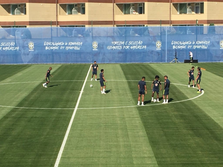 Treino da Seleção Brasileira em Sochi