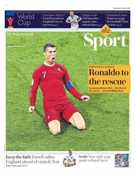 Capa - The Daily Telegraph
