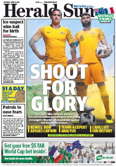 Capa - Herald Sun
