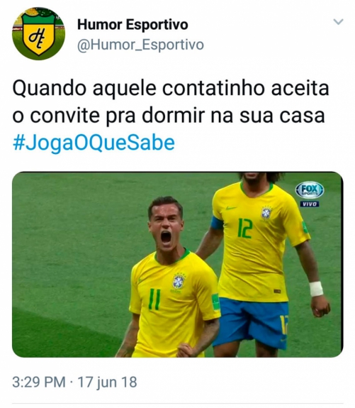 Humor na Copa: os memes do empate entre Brasil e Suíça