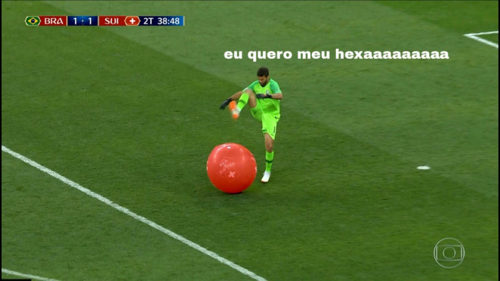 Humor na Copa: Alisson e o bolão contra a Suíça