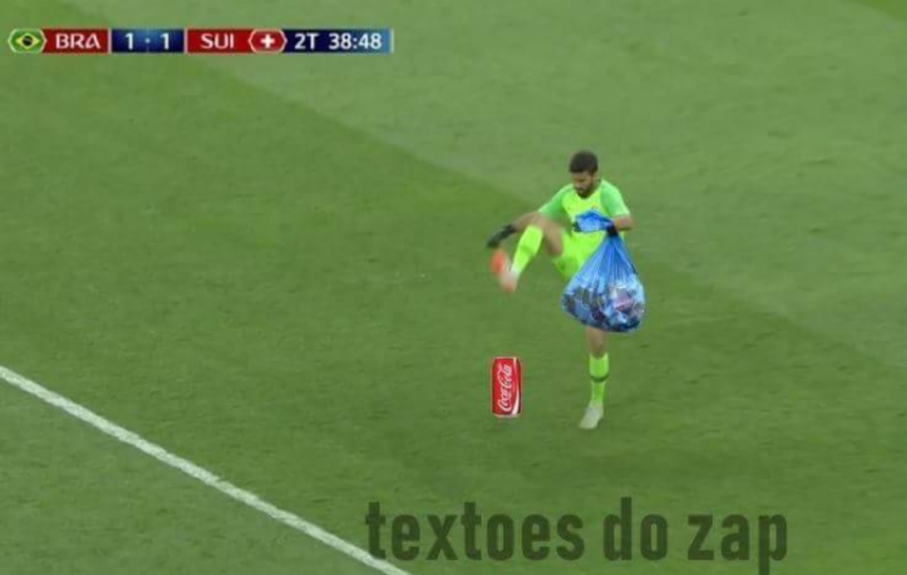 Humor na Copa: Alisson e o bolão contra a Suíça