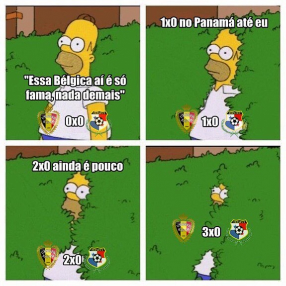 Humor na Copa: os memes de Bélgica 3 - 0 Panamá
