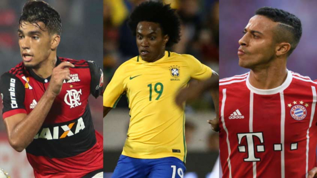 Paqueta x Willian x Thiago Alcântara