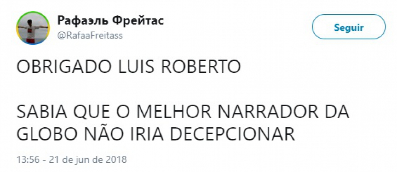 Humor na Copa: internautas repercutem 'negros maravilhosos' de Luis Roberto