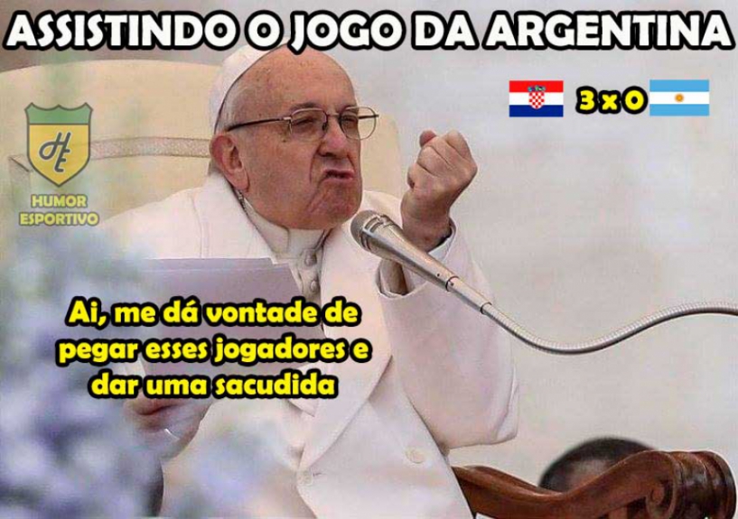 Humor na Copa: os memes de Croácia 3-0 Argentina