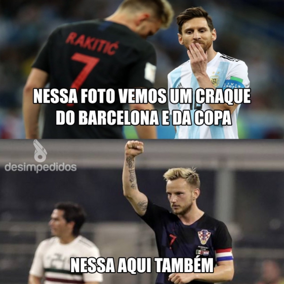 Humor na Copa: os memes de Croácia 3-0 Argentina
