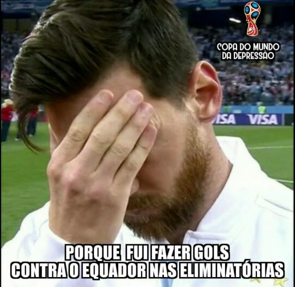 Humor na Copa: os memes de Croácia 3-0 Argentina