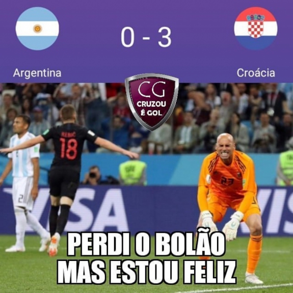 Humor na Copa: os memes de Croácia 3-0 Argentina