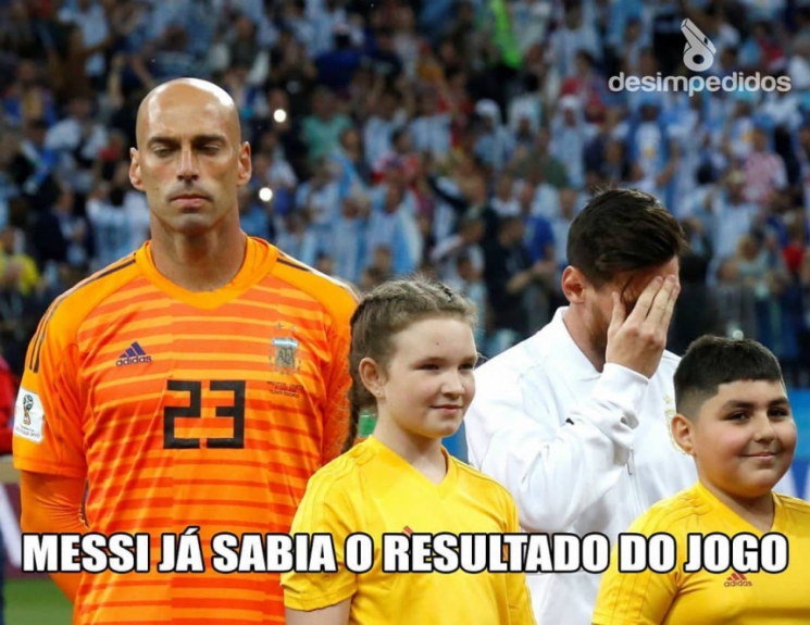 Humor na Copa: os memes de Croácia 3-0 Argentina