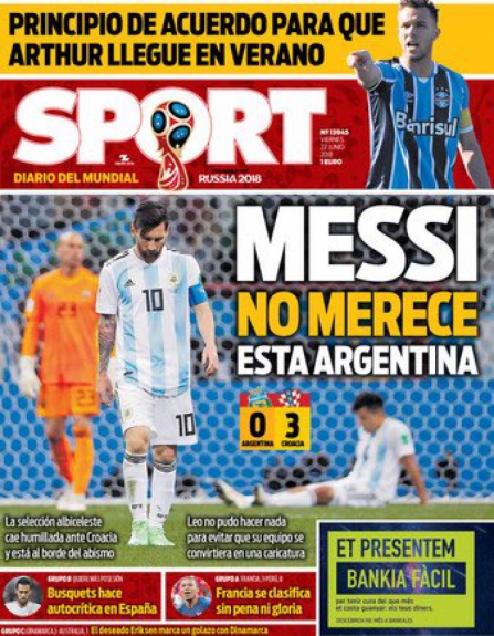 Capa Sport - 22/06/2018
