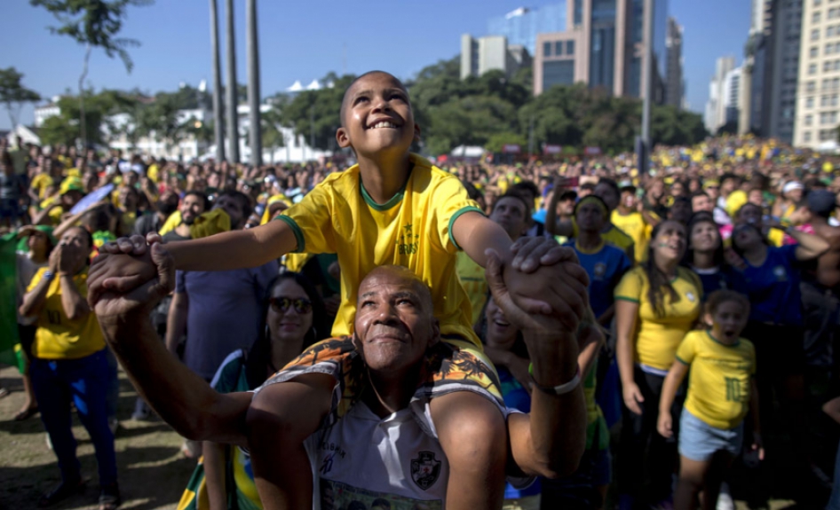 Tem torcida de todas as idades