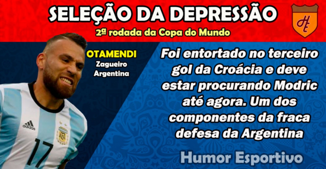 Humor na Copa: Seleção da Depressão da 2ª rodada