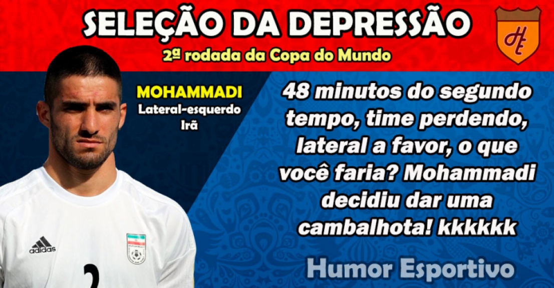 Humor na Copa: Seleção da Depressão da 2ª rodada