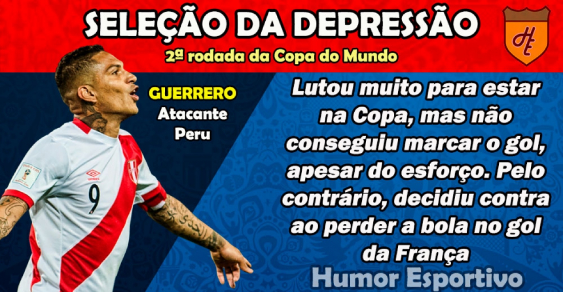 Humor na Copa: Seleção da Depressão da 2ª rodada