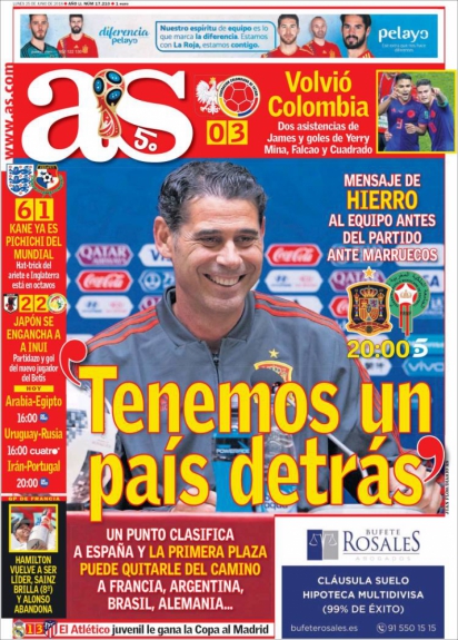 Capa AS - 25/06/2018