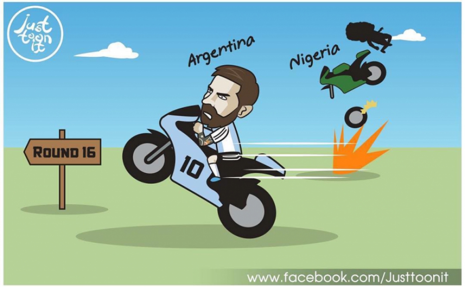 Humor na Copa: os memes de Argentina 2-1 Nigéria