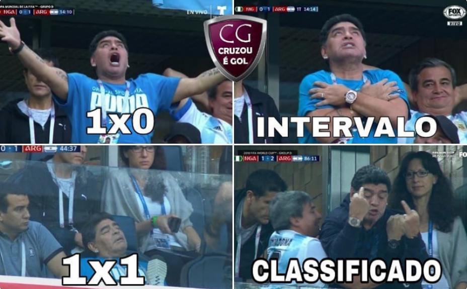 Humor na Copa: os memes de Argentina 2-1 Nigéria