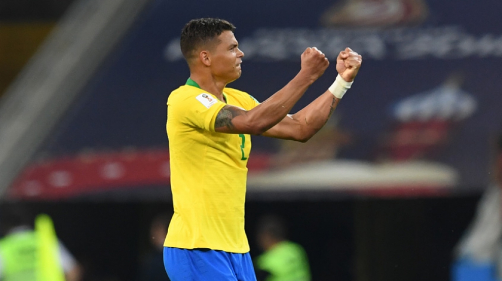 Sérvia x Brasil Thiago Silva
