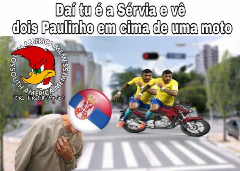 Humor na Copa: os memes de Brasil 2-0 Sérvia