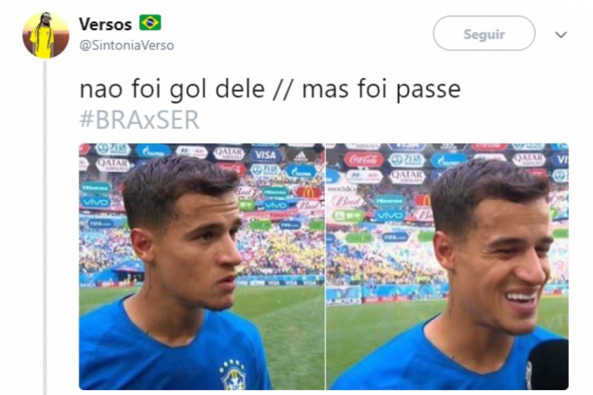 Humor na Copa: os memes de Brasil 2-0 Sérvia